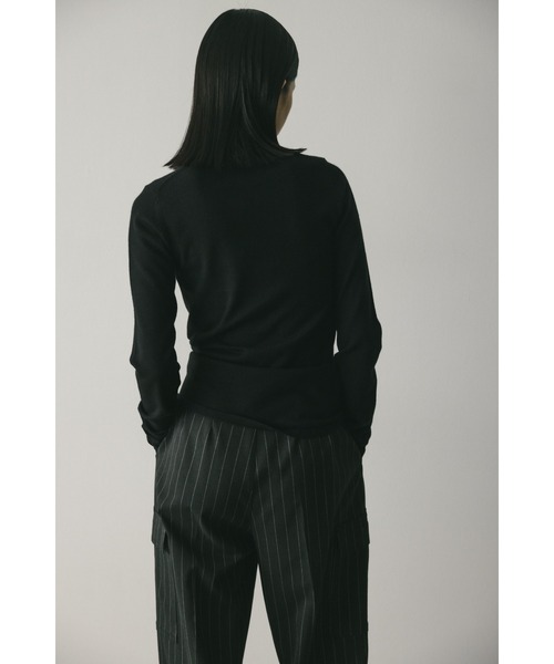 STYLEMIXER(スタイルミキサー)の「タイデザインハイネックニット(ニット/セーター・レディース・アイボリー/ブラック/ライトブラウン・FREE)」の16枚目の写真