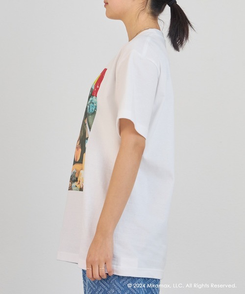 GOOD ROCK SPEED（グッドロックスピード）の「【GOOD ROCK SPEED】PULP FICTION Tee（Tシャツ/カットソー・レディース・ホワイト/ブラック・L/M）」の5枚目の写真