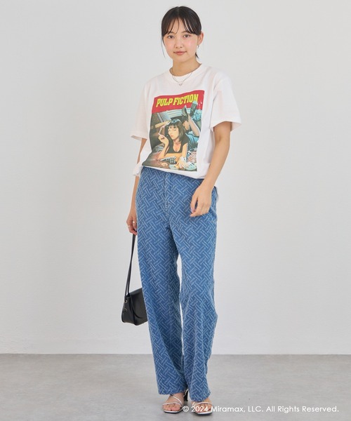 GOOD ROCK SPEED（グッドロックスピード）の「【GOOD ROCK SPEED】PULP FICTION Tee（Tシャツ/カットソー・レディース・ホワイト/ブラック・L/M）」の11枚目の写真