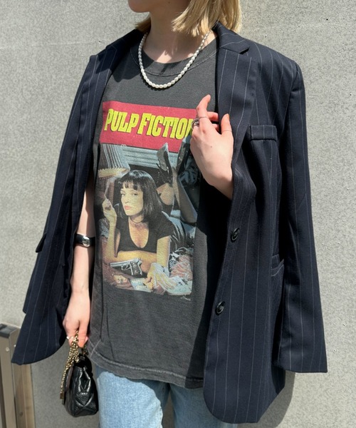 GOOD ROCK SPEED（グッドロックスピード）の「【GOOD ROCK SPEED】PULP FICTION Tee（Tシャツ/カットソー・レディース・ホワイト/ブラック・L/M）」の21枚目の写真