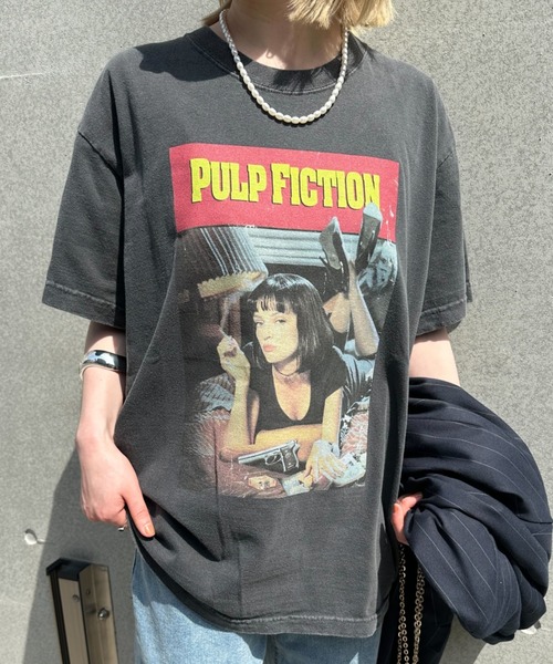 GOOD ROCK SPEED（グッドロックスピード）の「【GOOD ROCK SPEED】PULP FICTION Tee（Tシャツ/カットソー・レディース・ホワイト/ブラック・L/M）」の22枚目の写真