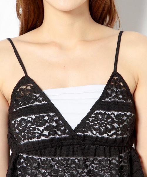 Another Edition(アナザーエディション)の「レースキャミソール/AEFC LACE CAMI◆(キャミソール・レディース・オフホワイト/ブラック・フリー)」の12枚目の写真