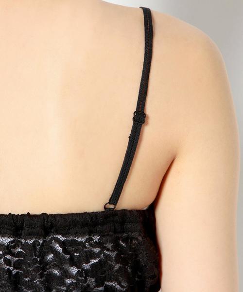 Another Edition(アナザーエディション)の「レースキャミソール/AEFC LACE CAMI◆(キャミソール・レディース・オフホワイト/ブラック・フリー)」の3枚目の写真