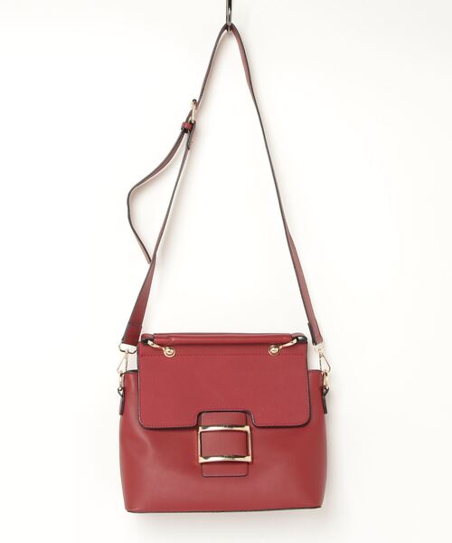 [韓国人気] SQUARE LINE★RORO SHOULDER BAG★ショルダーバッグ ビッグスクェアショルダークロスバッグ | ファッション通販