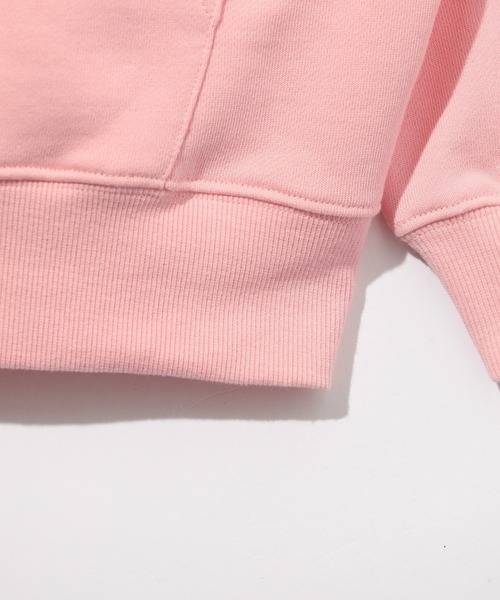 MILKFED.（ミルクフェド）の「3D CHERRY LOGO SWEAT HOODIE（パーカー・レディース・ライトグリーン/オフホワイト/ライトピンク・L/M）」の8枚目の写真