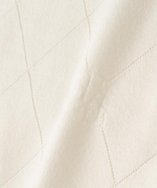 PROPORTION BODY DRESSING（プロポーションボディドレッシング）の「アンジェリーナ透かし柄ニット / 1214170010（ニット/セーター・レディース・ベージュ/ブルー/ホワイト系その他・FREE）」の10枚目の写真