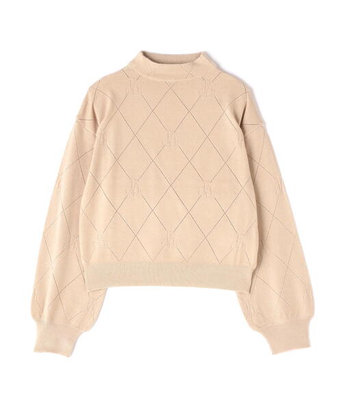 PROPORTION BODY DRESSING（プロポーションボディドレッシング）の「アンジェリーナ透かし柄ニット / 1214170010（ニット/セーター・レディース・ベージュ/ブルー/ホワイト系その他・FREE）」の11枚目の写真