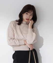 PROPORTION BODY DRESSING | アンジェリーナ透かし柄ニット / 1214170010(ニット/セーター)