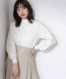 PROPORTION BODY DRESSING | アンジェリーナ透かし柄ニット / 1214170010(ニット/セーター)