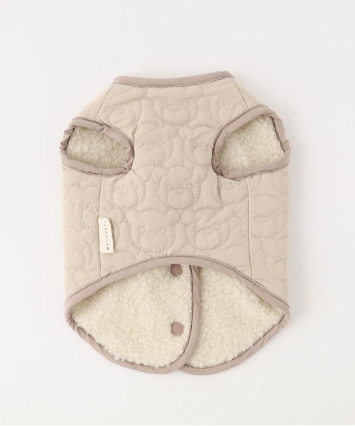 moncheri（モンシェリ）の「リバーシブルボアくまさんキルティングジャケット / 犬服 / ドッグウェア（ペットウェア・レディース・ベージュ/アイボリー・M/S/L/XL/2M/XS）」の17枚目の写真