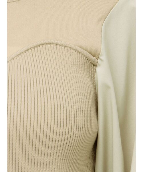 LAGUNAMOON（ラグナムーン）の「ビスチェドッキングニットプルオーバー（ニット/セーター・レディース・ブラック/ミント/ホワイト・FREE）」の14枚目の写真