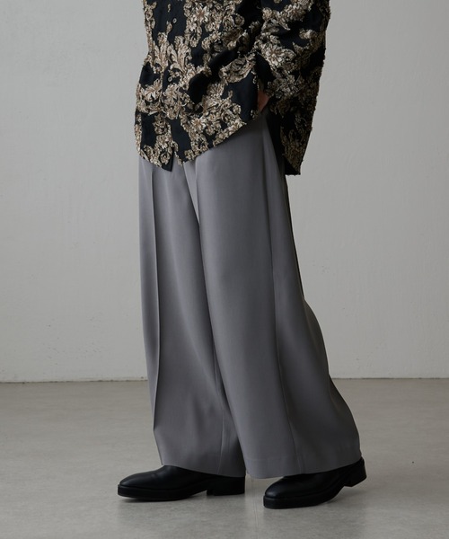 Lui's(ルイス)の「キュプラダブルクロスイージースラックス(スラックス・メンズ・ブラック/グレー・M/S)」の8枚目の写真