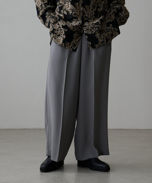 Lui's(ルイス)の「キュプラダブルクロスイージースラックス(スラックス・メンズ・ブラック/グレー・M/S)」の9枚目の写真