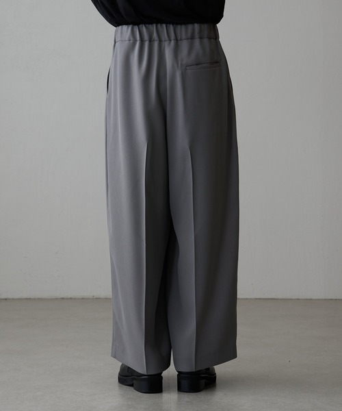 Lui's(ルイス)の「キュプラダブルクロスイージースラックス(スラックス・メンズ・ブラック/グレー・M/S)」の15枚目の写真