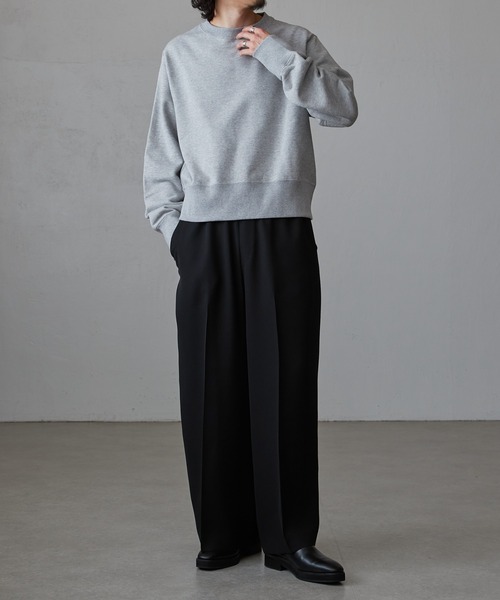 Lui's(ルイス)の「キュプラダブルクロスイージースラックス(スラックス・メンズ・ブラック/グレー・M/S)」の5枚目の写真