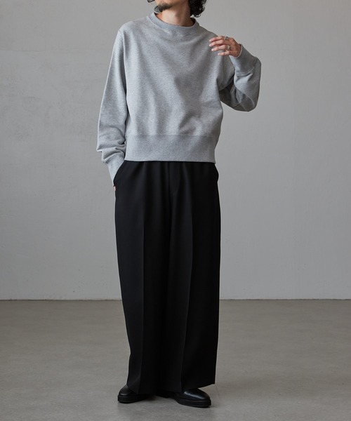 Lui's(ルイス)の「キュプラダブルクロスイージースラックス(スラックス・メンズ・ブラック/グレー・M/S)」の7枚目の写真