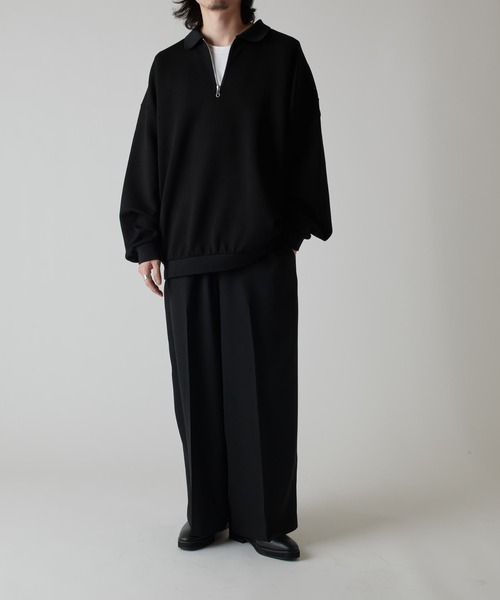 Lui's(ルイス)の「キュプラダブルクロスイージースラックス(スラックス・メンズ・ブラック/グレー・M/S)」の22枚目の写真