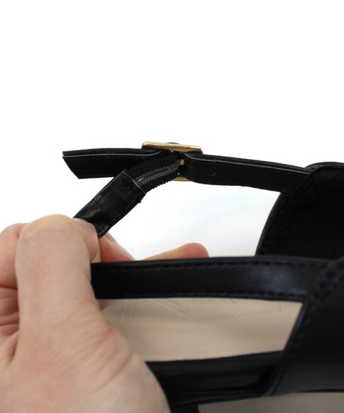 VIVIAN（ヴィヴィアン）の「スリムスクエアトゥパールリボンスリングバックパンプス ZOZOTOWN+オフィシャルサイト限定商品（パンプス・レディース・ブラック/ホワイト・S/M/L/LL）」の21枚目の写真