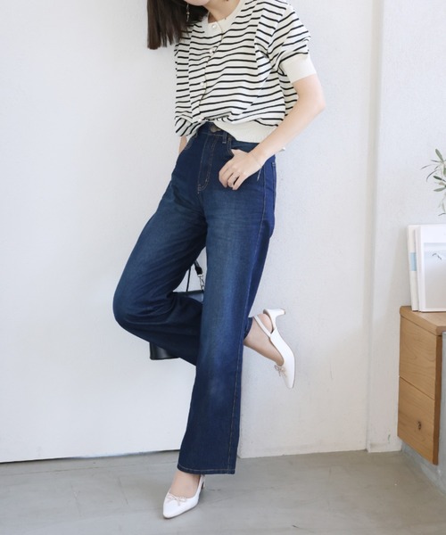 VIVIAN（ヴィヴィアン）の「スリムスクエアトゥパールリボンスリングバックパンプス ZOZOTOWN+オフィシャルサイト限定商品（パンプス・レディース・ブラック/ホワイト・S/M/L/LL）」の8枚目の写真