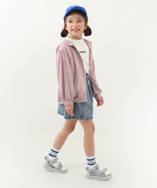 devirock（デビロック）の「UVカット ドロップショルダーパーカー（パーカー・キッズ・その他2/その他3/その他5/その他1/その他6/その他4/ホワイト/ベージュ/ブラック・160cm/100cm/110cm/120cm/130cm/140cm/150cm）」の12枚目の写真