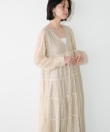 LARUTA | 【LARUTA】レース切替ロングワンピース(ワンピース)