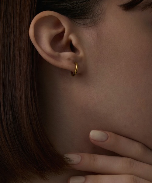 早い者勝ち CENE】セネ/ワンタッチループピアス12mm（ピアス（両耳用 アクセサリー