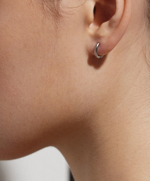 CENE(セネ)の「【CENE】セネ/ワンタッチループピアス12mm(ピアス(両耳用)・レディース・シルバー/ピンクゴールド/ゴールド・FREE)」の19枚目の写真