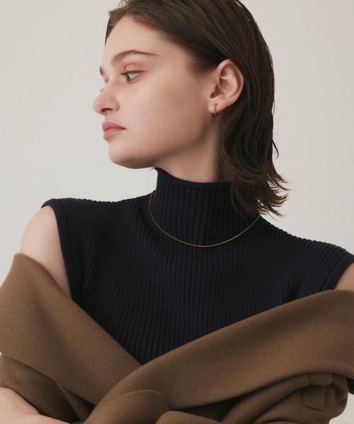 CENE(セネ)の「【CENE】セネ/ワンタッチループピアス12mm(ピアス(両耳用)・レディース・シルバー/ピンクゴールド/ゴールド・FREE)」の12枚目の写真