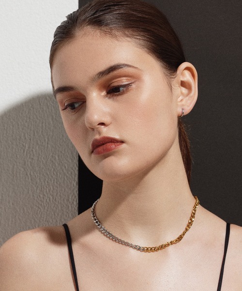 CENE(セネ)の「【CENE】セネ/ワンタッチループピアス12mm(ピアス(両耳用)・レディース・シルバー/ピンクゴールド/ゴールド・FREE)」の22枚目の写真