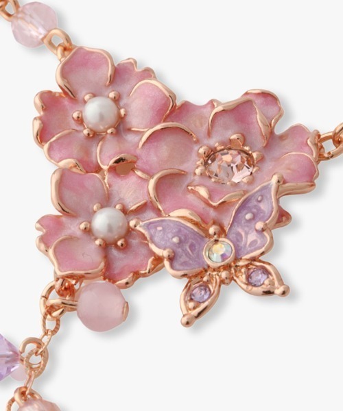 【ANNA SUI 】アナスイ 八重桜モチーフ ネックレス 八重桜モチーフ ネックレス | アナ スイ(ANNA SUI) | マルイ