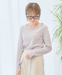 earth music&ecology | レイヤード風リブプルオーバー(Tシャツ/カットソー)