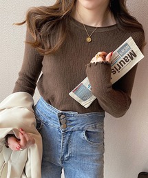 メロウカットシフォンカットソー
