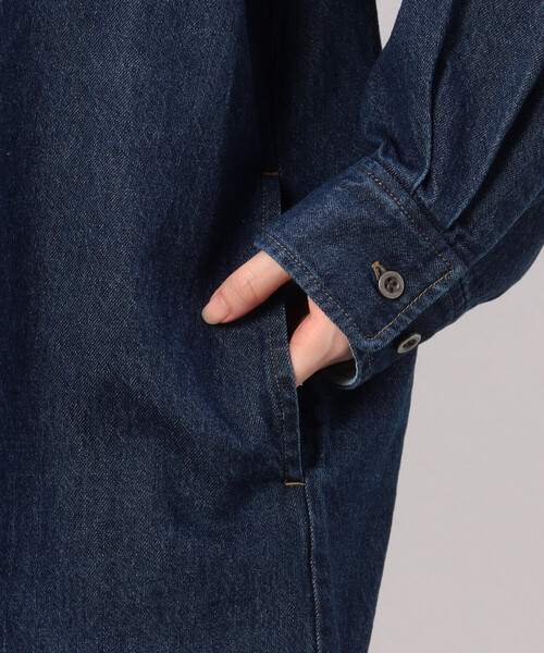 【セール】デニム ボーイフレンド シャツブルゾン/セットアップ対応(シャツ/ブラウス)|ONIGIRI(オニギリ) 【セール】デニム ボーイフレンド シャツブルゾン/セットアップ対応(シャツ/ブラウス)|ONIGIRI(オニギリ)