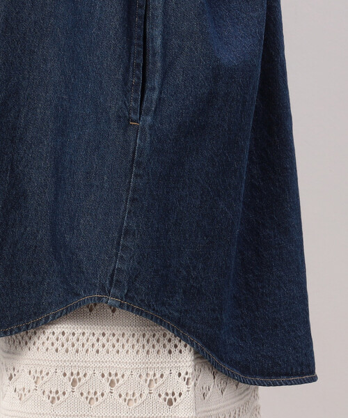 【セール】デニム ボーイフレンド シャツブルゾン/セットアップ対応(シャツ/ブラウス)|ONIGIRI(オニギリ) 【セール】デニム ボーイフレンド シャツブルゾン/セットアップ対応(シャツ/ブラウス)|ONIGIRI(オニギリ)