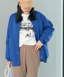 エコカルットクルーネックカーディガン<エコ・軽い・ニット>