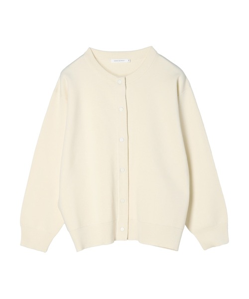 AMERICAN HOLIC（アメリカンホリック）の「エコカルットクルーネックカーディガン<エコ・軽い・ニット>（カーディガン/ボレロ・レディース・ブルー/レッド/オフホワイト/ブラック・L/M）」の5枚目の写真