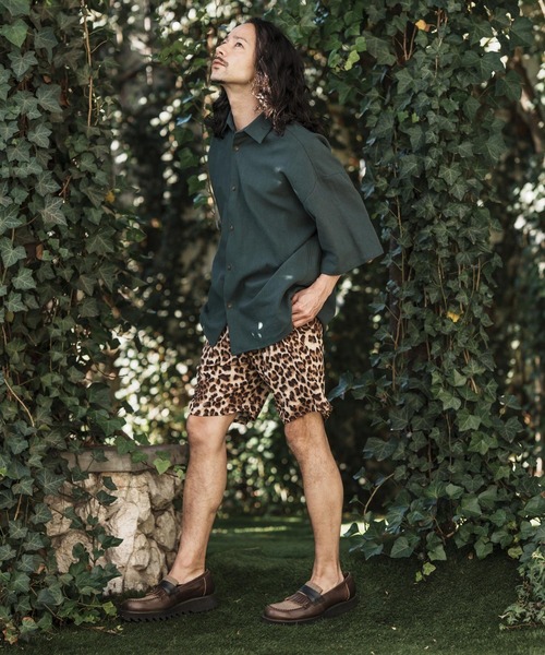 CAMBIO(カンビオ)の「mp11964- Leopard Short Pants ショートパンツ(その他パンツ・メンズ・キャメル/ブラウン/チャコール・L/S/M)」の12枚目の写真