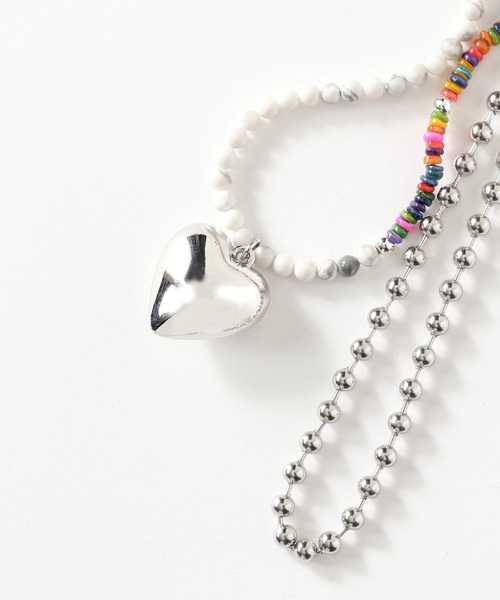 PAGEBOY（ページボーイ）の「マルチビーズキーホルダー（キーホルダー・レディース・グレイッシュベージュ・FREE）」の4枚目の写真