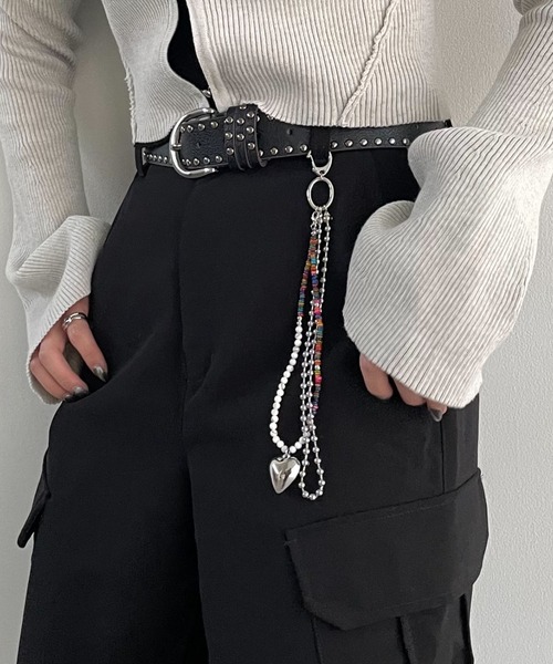 PAGEBOY（ページボーイ）の「マルチビーズキーホルダー（キーホルダー・レディース・グレイッシュベージュ・FREE）」の11枚目の写真