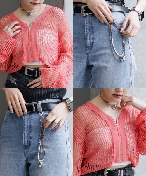 PAGEBOY（ページボーイ）の「マルチビーズキーホルダー（キーホルダー・レディース・グレイッシュベージュ・FREE）」の12枚目の写真