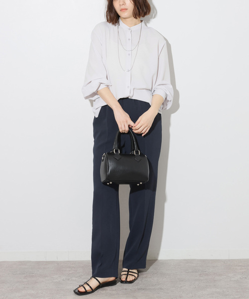 JOURNAL STANDARD relume(ジャーナルスタンダード レリューム)の「ジョーゼットパンツ(その他パンツ・レディース・ブラック/ネイビー・FREE)」の9枚目の写真