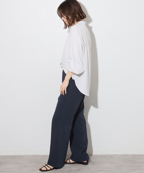 JOURNAL STANDARD relume(ジャーナルスタンダード レリューム)の「ジョーゼットパンツ(その他パンツ・レディース・ブラック/ネイビー・FREE)」の10枚目の写真