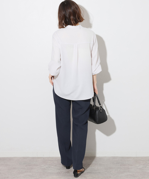 JOURNAL STANDARD relume(ジャーナルスタンダード レリューム)の「ジョーゼットパンツ(その他パンツ・レディース・ブラック/ネイビー・FREE)」の12枚目の写真