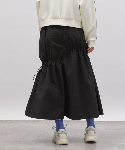 LAKOLE（ラコレ）の「ドロストティアードスカート / 109115（スカート・レディース・ブラック/シルバー/オフホワイト・SMALL/MEDIUM）」の16枚目の写真