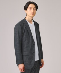 【尾州織】ウールブレンド ハニカムメッシュ ジャケット