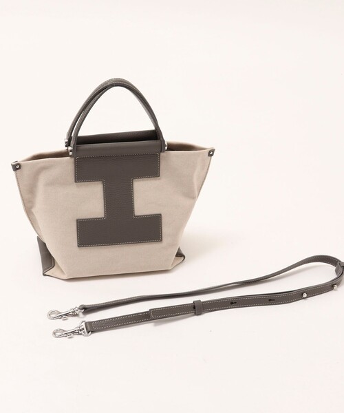 NOLLEY’S(ノーリーズ)の「【IACUCCI/イアクッチ】 ソルベット S CERVO(トートバッグ・レディース・グレー系その他2/ホワイト系その他4・FREE)」の6枚目の写真