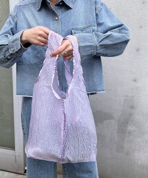 fredy emue | エンボスオーガンジートートバッグ(トートバッグ)