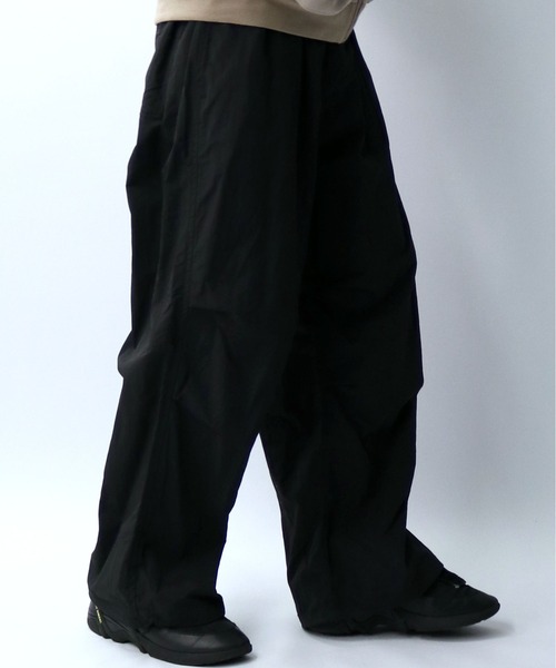 Starting Over（スターティングオーバー）の「ナイロン ワッシャー パラシュートパンツ/セットアップ対応（その他パンツ・メンズ・カーキ/ホワイト/ブラック・M/XL/L）」の14枚目の写真