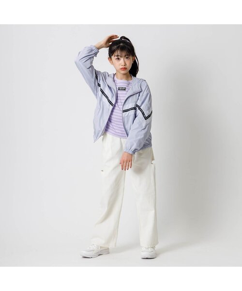 algy（アルジー）の「ライン切替シャカシャカパーカー（パーカー・キッズ・ピンク/ラベンダー/ミント・X-SMALL/MEDIUM/SMALL/XX-SMALL）」の4枚目の写真
