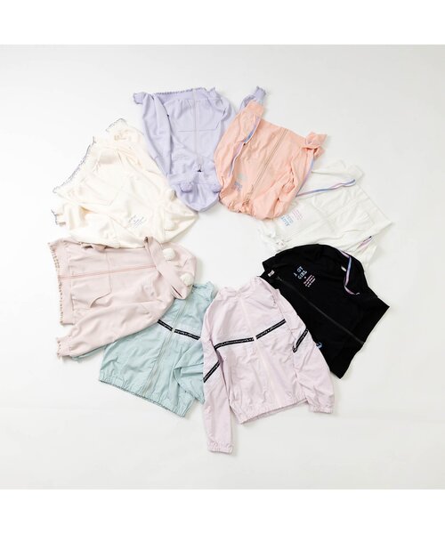 algy（アルジー）の「ライン切替シャカシャカパーカー（パーカー・キッズ・ピンク/ラベンダー/ミント・X-SMALL/MEDIUM/SMALL/XX-SMALL）」の6枚目の写真